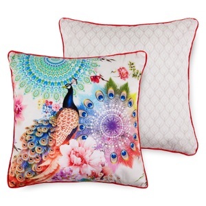 hip, hip Dekokissen »Bengta«, mit Mandala, hip Dekokissen »Bengta«, Mit Füllung, 1 Stück, Biese, 30x60, Wendeoptik, Weich, Mandala, Sand