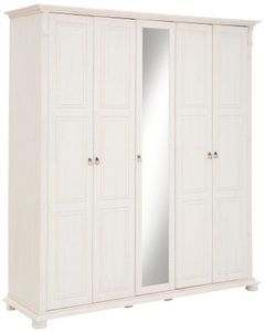 HOME AFFAIRE, Home affaire Drehtürenschrank »Mitu«, aus massiver Kiefer, 