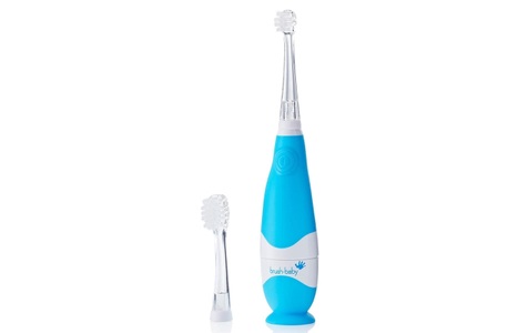 brush-baby, brush-baby Lern-Zahnbürste BabySonic Blau/Weiss