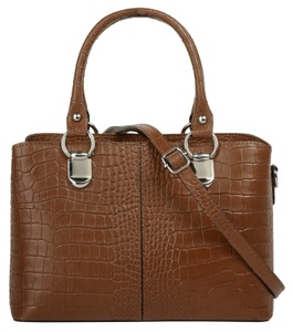 CLUTY, Cluty Umhängetasche, (1 tlg.), echt Leder, Made in Italy, Cluty Umhängetasche, echt Leder, Made in Italy