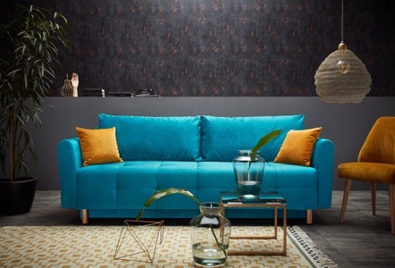 INOSIGN, INOSIGN Schlafsofa »Nordic metallic«, mit Federkern und Metallbeinen, Steppung im Sitzbereich, INOSIGN Schlafsofa »Nordic«, mit Federkern und Metallbeinen, Steppung im Sitzbereich