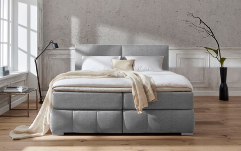 Guido Maria Kretschmer Home&Living Boxspringbett »Wehma«, inkl. Topper in 3 verschiedenen Matratzen, auch in Samtstoff