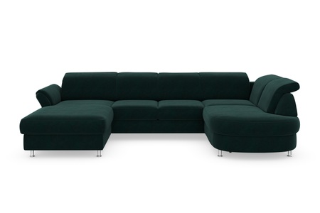 sit&more Wohnlandschaft, wahlweise mit Bettfunktion, Bettkasten und Kopf- und Armteilverstellung