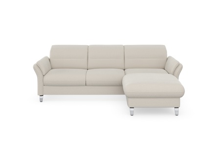 sit&more Ecksofa »Grenoble«, inklusive Federkern, wahlweise mit Bettfunktion, Bettkasten, Armteilverstellung und Kopfteilverstellung