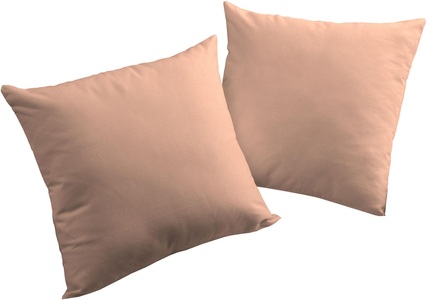 Adam elements, Adam Elements - ADAM - Kissenbezug Uni Collection 40 cm x 40 cm, Beige, Adam Dekokissen »Uni Collection«, im Uni Design, Kissenhülle ohne Füllung, 1 Stück