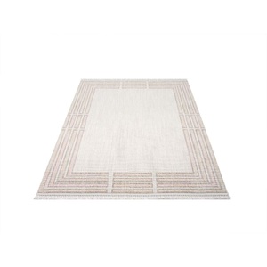 Carpet City Teppich »CLASICO 9068«, rechteckig, Kurzflor, Fransen, Bordüre, Boho-Stil, Wohnzimmer