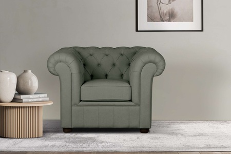 Home affaire Sessel »CHARENTE«, hochwertige Knopfheftung B/T/H: 105/89/74 cm