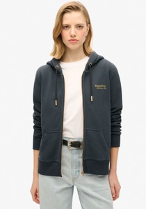 SUPERDRY, Superdry Kapuzensweatjacke »ESSENTIAL LOGO ZIP HOODIE«, mit Logostickerei, Superdry Kapuzensweatjacke »ESSENTIAL LOGO ZIP HOODIE«, mit Logostickerei