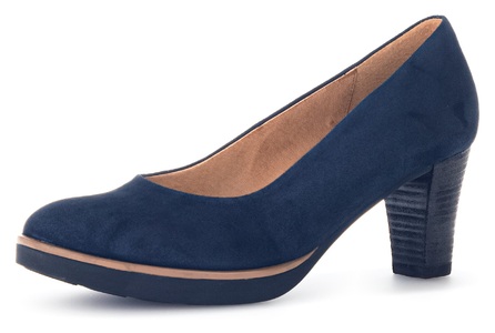 Gabor, - Wildleder Pump Damen Blau 44, 