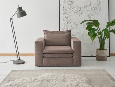 Places of Style Sessel »PIAGGE«, Hochwertiger Cord- passend zur Serie PIAGGE