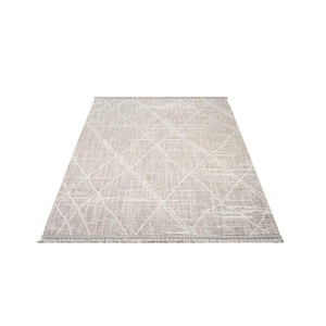 Carpet City Teppich »CLASICO 9162«, rechteckig, Kurzflor, Fransen, Geometrisch, Boho-Stil, Wohnzimmer