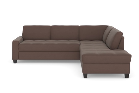 DOMO collection, DOMO collection Ecksofa »Florentina«, wahlweise mit Bettfunktion, DOMO collection Ecksofa »Florentina L-Form«, wahlweise mit Bettfunktion, mit Kontrastnaht