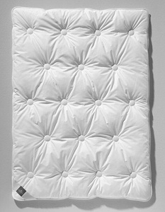 Billerbeck, billerbeck - Duvet CLIVIA KIDS LIGHT - Polyester - weiss - 65/75 cm, billerbeck Einziehdecke »Kinder-Faserduvet, Billerbeck, »Clivia Puntina Light««, leicht, Füllung 100% Polyester, Airsoft clean®, Bezug 100% Polyester, Microfaser-Gewebe, (1 St.)