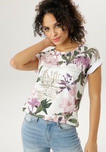Aniston SELECTED Blusenshirt, mit Glitzersteinchen