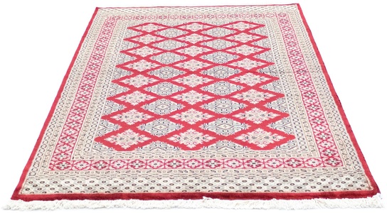 MorgenLand, morgenland Teppich »Buchara Teppich handgeknüpft rot«, rechteckig, 8 mm Höhe, morgenland Teppich »Buchara Teppich handgeknüpft rot«, rechteckig, 8 mm Höhe
