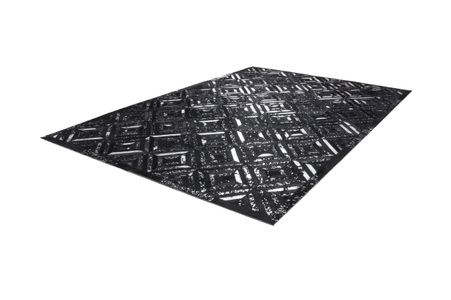 Kayoom, Kayoom Teppich »Spark 410«, rechteckig, 100% Leder, Unikat, fusselarm, Allergiker & Fussbodenheizung geeignet, Kayoom Teppich »Spark 410«, rechteckig, 8 mm Höhe, 100% Leder, Unikat, fusselarm, Allergiker & Fussbodenheizung geeignet
