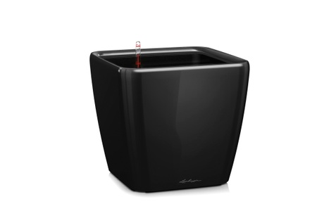 Lechuza, Lechuza - 4er-Set Blumenkästen mit Integriertem Bewässerungssystem Quadro Premium 21 LS - Schwarz, Lechuza Pflanzentopf Quadro Premium 21 LS Schwarz