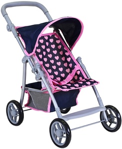 Knorrtoys, Knorrtoys Puppenbuggy Liba ? Pink Hearts, Knorrtoys® Puppenbuggy »Puppenbuggy Liba Pink Hearts«