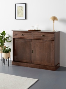 Home affaire Sideboard »Schröder«, mit 2 Schiebetüren und 2 Schubkasten, aus massivem Kiefernholz