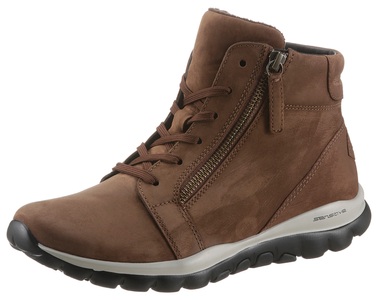 GABOR ROLLINGSOFT, Gabor Rollingsoft Schnürboots, mit profilierter Gummilaufsohle, 
