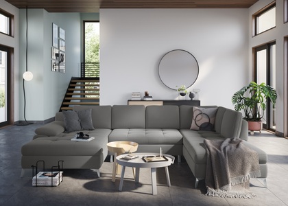 sit&more Wohnlandschaft, mit Recamiere, wahlweise mit Bettfunktion und Bettkasten