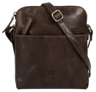 Klondike 1896, Klondike 1896 Umhängetasche, (1 tlg.), echt Leder, Klondike 1896 Umhängetasche, echt Leder