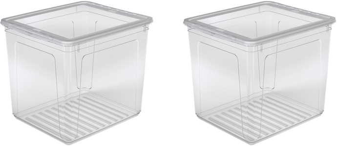 keeeper, keeeper Aufbewahrungsbox »bea«, (Set, 2 St.), mit Air Control System, keeeper Organizer »bea«, (Set, 2 St.), Aufbewahrungsbox, mit Air Control System