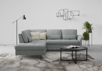 INOSIGN, INOSIGN Ecksofa »Palm Beach«, Federkern, mit Sitztiefenverstellung, wahlweise mit Bettfunktion, Bettkasten und Armteilverstellung, 