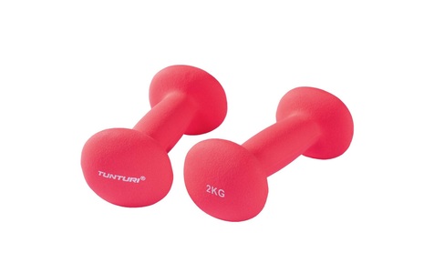 Tunturi, Tunturi Neoprene Kurzhantel 2x2 kg, Tunturi Neopren-Kurzhantel | 2 × 2 kg