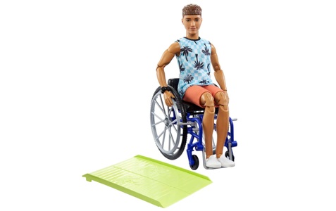 Barbie, Barbie Anziehpuppe »Barbie Ken Fashionistas Puppe im Rollstuhl«, Barbie Anziehpuppe »Barbie Ken Fashionistas Puppe im Rollstuhl«