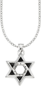 Bruno Banani Kette mit Anhänger »Schmuck Geschenk Ankerkette Hexagramm, B4122N/20/00/50«