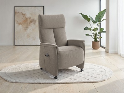 Sit & More, sit&more TV-Sessel "Cremona Comfort" wahlweise manuell oder elektrischer Funktion mit Akku