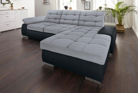 SIT&MORE, sit&more Ecksofa, sit&more Ecksofa »Ontario L-Form«, XXL, wahlweise mit Bettfunktion