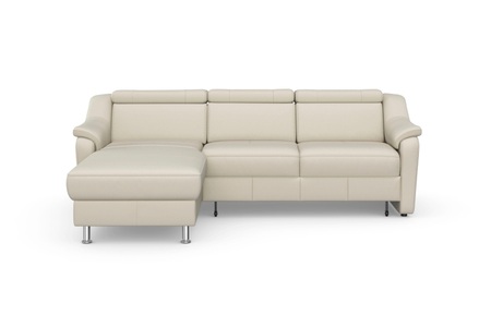sit&more Ecksofa »Freetown«, inklusive Kopfteilverstellung und komfortablem Federkern, wahlweise mit Bettfunktion und Bettkasten