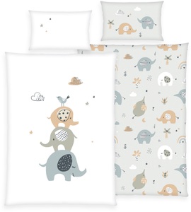 Baby Best Babybettwäsche »babybest Elephants«, (2 tlg.)