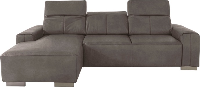 Cotta, COTTA Sofa, mit Kopfteilverstellung, 