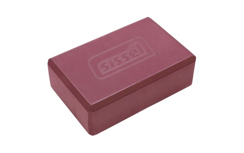 Sissel, SISSEL Yoga Block bordeaux (1 Stück), Sissel Yoga Block Bordeaux (1 Stk)