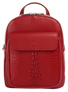 CLUTY, Cluty Cityrucksack, echt Leder, Made in Italy, Cluty Cityrucksack, echt Leder, Made in Italy