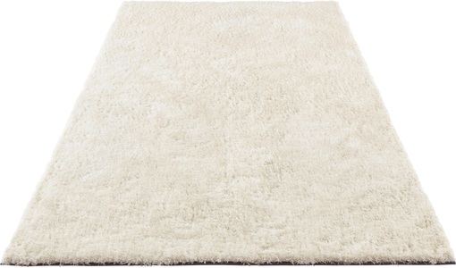 White Label, White Label - Teppich - 80 x 150 cm, INOSIGN Hochflor-Teppich »Anton«, rechteckig, 30 mm Höhe, Hochflor, weich durch Mikrofaser, schlicht, unifarben