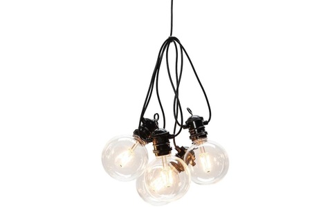 Konstsmide, Konstsmide Lichterkette Solar 2337, 10 LEDs, Transparent, KONSTSMIDE Lichterkette »Solar 2337 10 LEDs Transparent«, 10 St.-flammig