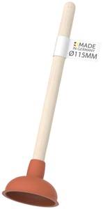 undefined, Ausgussreiniger mit Holzgriff, Ausgussreiniger mit Holzgriff 115 mm Ø