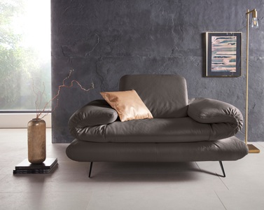 PLACES OF STYLE, Places of Style Sessel »Milano«, wahweise mit verstellbarer Rückenlehne - auch als Hocker nutzbar, 