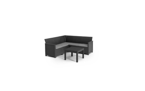Keter, Eck Lounge Emma, 5 Sitze graphit, Eck Lounge Emma, 5 Sitze graphit