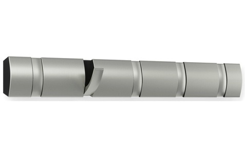 Umbra, Umbra Flip Hakenleiste 5 nickel, Umbra Garderobenleiste »Flip«, Herkunftsland Holz: China