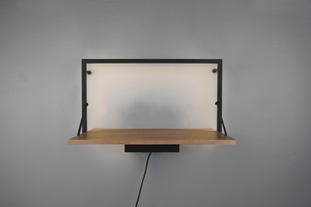 MIRRORS AND MORE, MIRRORS AND MORE Wandregal »Leonie«, mit integriertem LED Backlight, MIRRORS AND MORE Ablageregal »Leonie«, mit integriertem LED Backlight