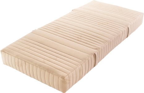 DELAVITA, DELAVITA Naturmatratze »Vitam 20«, 20 cm cm hoch, (1 St.), Bezug oben aus 100% Bio-Baumwolle - handgefertigter Naturlatexkern für höchste Ansprüche, 