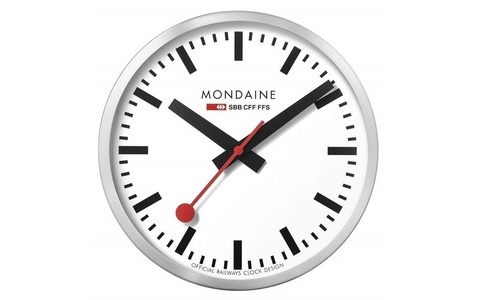 Mondaine, Mondaine Clocks Uhren Unisex, Mondaine SBB A990.CLOCK.16SBB Clocks