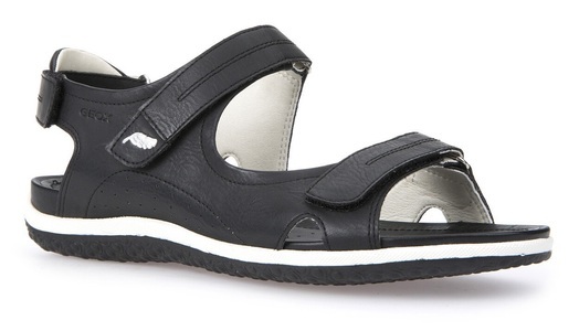 GEOX, Geox D Sandal Vega Grösse 40 Damen, Geox Sandale »D SANDAL VEGA«, Sommerschuh, Sandalette, Klettschuh, mit Lederinnensohle
