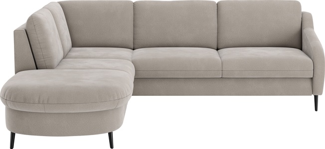 SIT&MORE, sit&more Ecksofa »Soul L-Form«, wahlweise mit Bettfunktion und Bettkasten oder Schubkasten