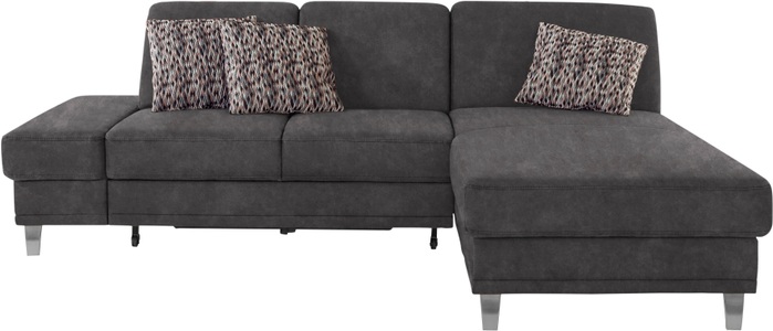 sit&more Ecksofa »Clio V«, wahlweise mit Bettfunktion oder Vorziehsitz und Bettkasten, Inklusive Federkern